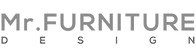 Cropped Logo Panjang Mr. Furniture Design Black
